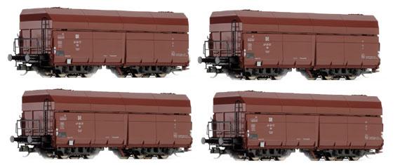 Set of 4 High capacity hopper cars<br /><a href='images/pictures/Tillig/01588a.jpg' target='_blank'>Full size image</a>